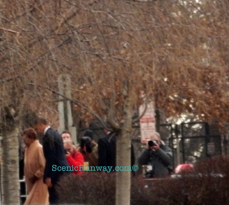 President Obama Entering St. John's Episcopal Church on Jan. 21, 2013